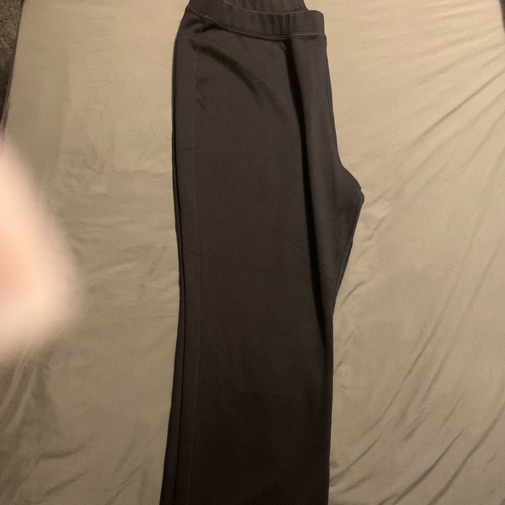 Woman Within 2 pair of black pants Lot